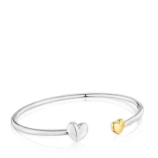 Pulsera esclava corazón bicolor My Other Half