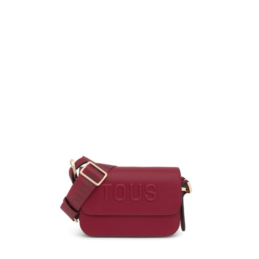 Sac à bandoulière grenat petit TOUS Brenda