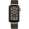 Reloj smartwatch con brazalete de acero IP gris y caja de aluminio en color IPRG rosado TOUS T-Band Mesh