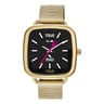 D-Connect Smartwatch with gold-colored IPG steel bracelet